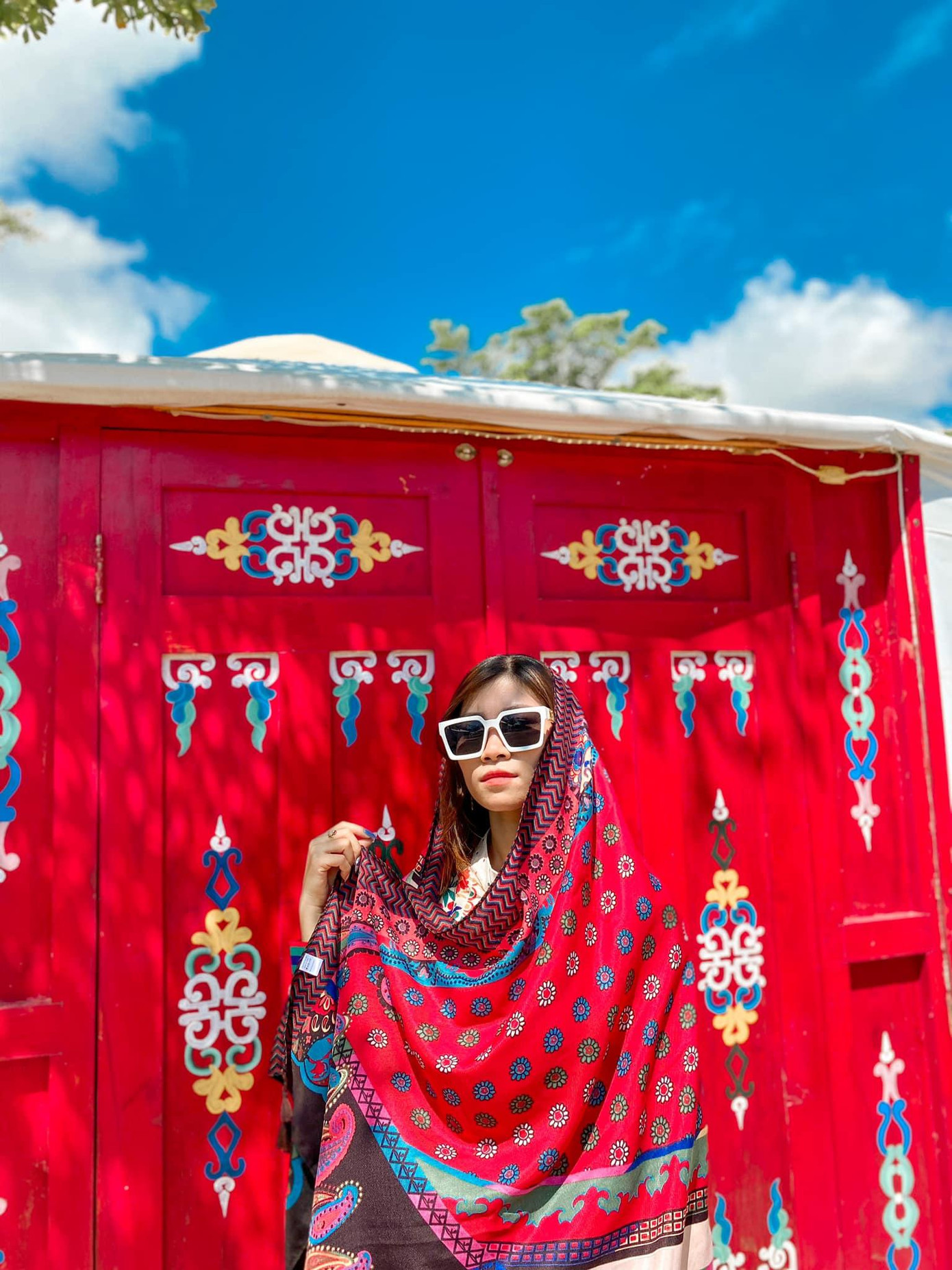 Hóa thân thành một cô gái Mông Cổ - Ảnh: Hồng Cherry's Hóa thân thành một cô gái Mông Cổ - Ảnh: Hồng Cherry's