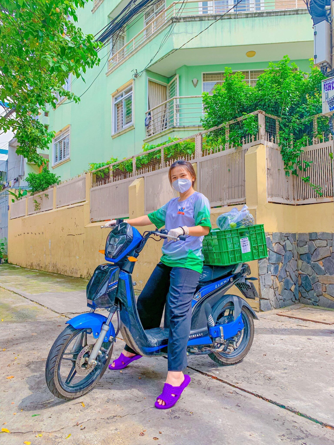 Cũng ra dáng "síp-pơ" chứ ha! - Ảnh: NVCC