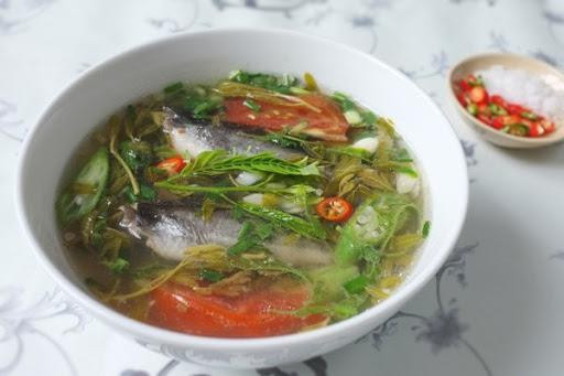 Canh chua lá me non - Ảnh: Phụ Nữ Online Canh chua lá me non - Ảnh: Phụ Nữ Online