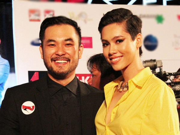 Hoàng My và Petey Nguyen - nam diễn viên chính của 'Âm mưu giày gót nhọn'