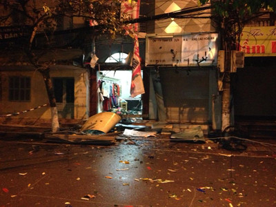 Hiện trường vụ nổ