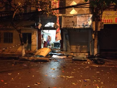 Hiện trường vụ nổ