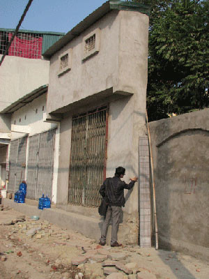 Nhà hay tường? Ảnh: Dân Trí