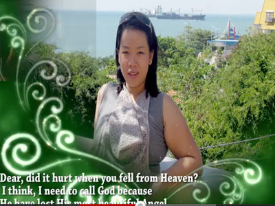 Nhân vật nữ chính trong clip cầu hôn lãng mạn. Ảnh chụp lại từ video