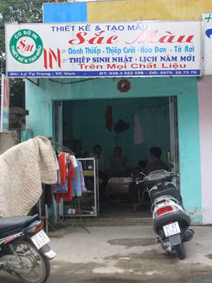 Căn nhà mà chị Vân đang sống tạm khi mới trở về