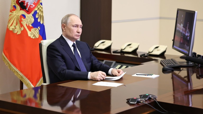 Tổng thống Nga Vladimir Putin. (Ảnh: RT) Tổng thống Nga Vladimir Putin. (Ảnh: RT)