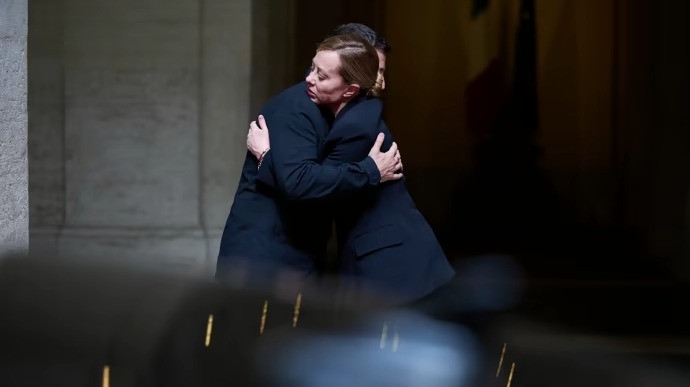 Tổng thống Ukraine và Thủ tướng Ý. (Ảnh: Pravda) Tổng thống Ukraine và Thủ tướng Ý. (Ảnh: Pravda)