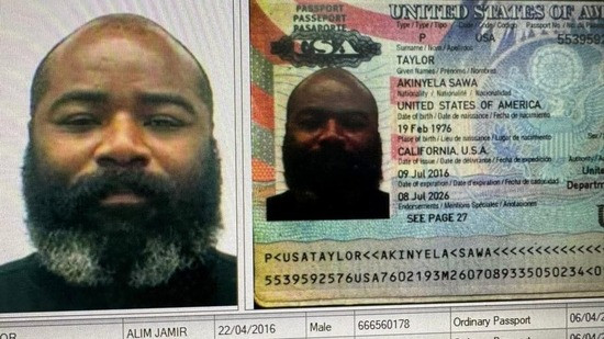 Nghi phạm Akinyela Sawa Taylor (49 tuổi). (Ảnh: X)