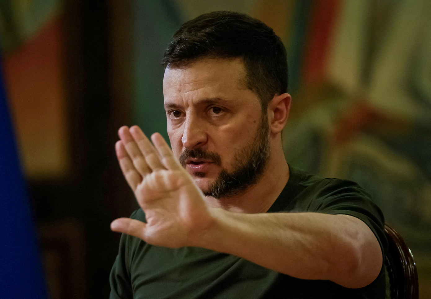 Tổng thống Ukraine Volodymyr Zelensky. (Ảnh: Reuters) Tổng thống Ukraine Volodymyr Zelensky. (Ảnh: Reuters)