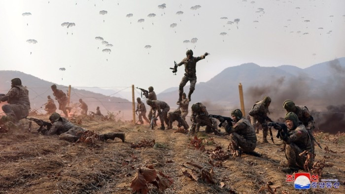 Binh sĩ Triều Tiên trong một cuộc diễn tập. (Ảnh minh họa: KCNA) Binh sĩ Triều Tiên trong một cuộc diễn tập. (Ảnh minh họa: KCNA)