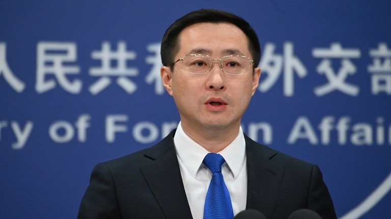 Người phát ngôn Bộ Ngoại giao Trung Quốc Lin Jian. (Ảnh: Getty Images)