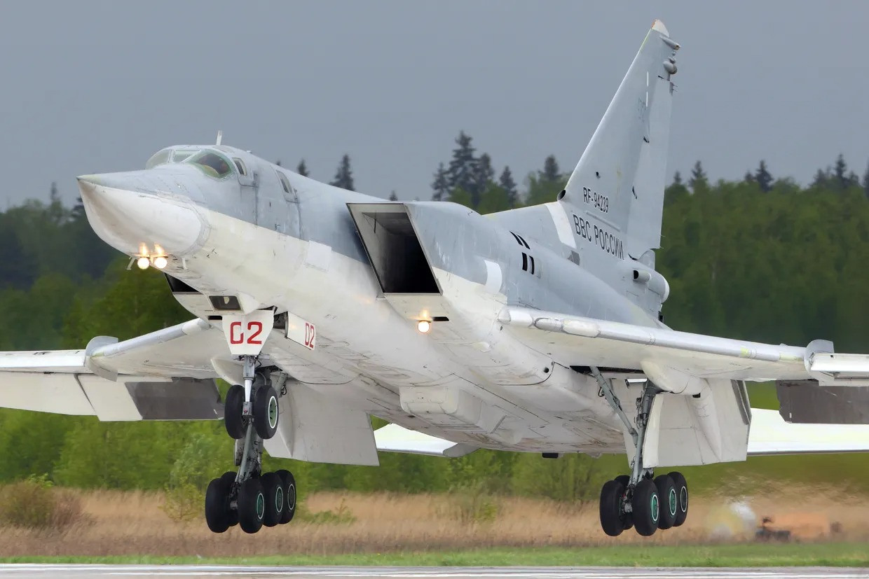 Máy bay ném bom chiến lược Tu-22M3. (Ảnh: Getty Images)
