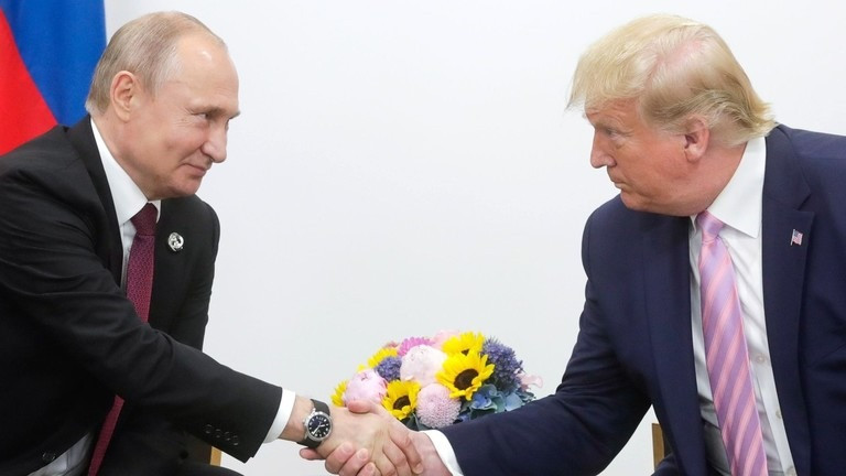 Tổng thống Mỹ Donald Trump và Tổng thống Nga Vladimir Putin. (Ảnh: Getty Images)