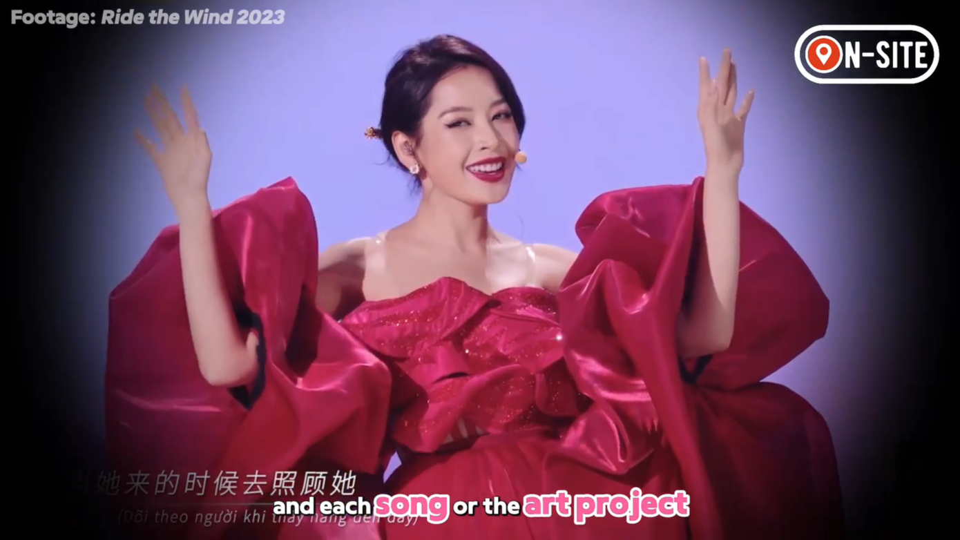 Nữ ca sĩ giành được tình cảm của khán giả Trung Quốc khi tham gia chương trình "Chị đẹp đạp gió 2023".
