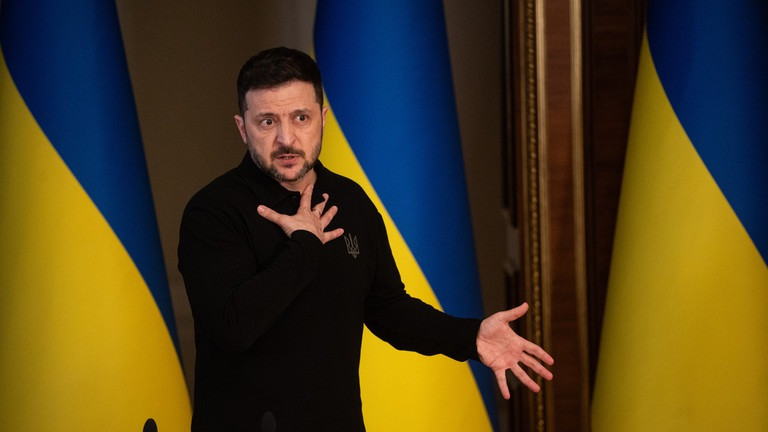 Tổng thống Ukraine Volodymyr Zelensky. (Ảnh: Getty Images) Tổng thống Ukraine Volodymyr Zelensky. (Ảnh: Getty Images)