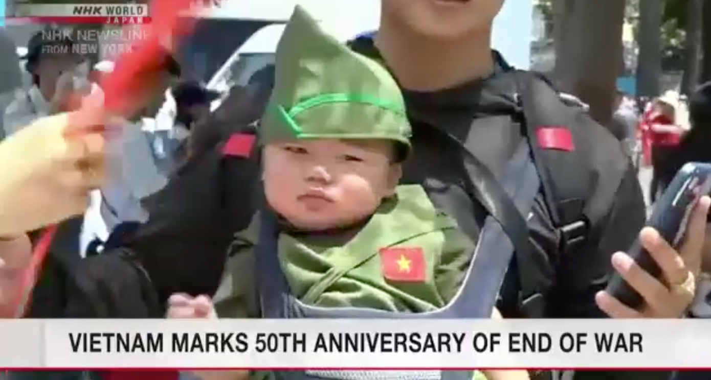 Hình ảnh trên bản tin của NHK. (Ảnh chụp màn hình) Hình ảnh trên bản tin của NHK. (Ảnh chụp màn hình)