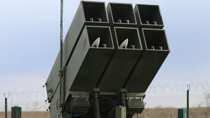 Một bệ phóng NASAMS. (Ảnh: Không quân Ukraine)