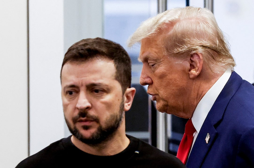 Tổng thống Mỹ Donald Trump và Tổng thống Ukraine Volodymyr Zelensky. (Ảnh: Reuters) Tổng thống Mỹ Donald Trump và Tổng thống Ukraine Volodymyr Zelensky. (Ảnh: Reuters)