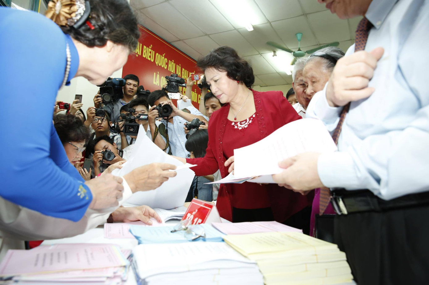 Cả nước đã có gần 96% cử tri đi bầu cử ảnh 66