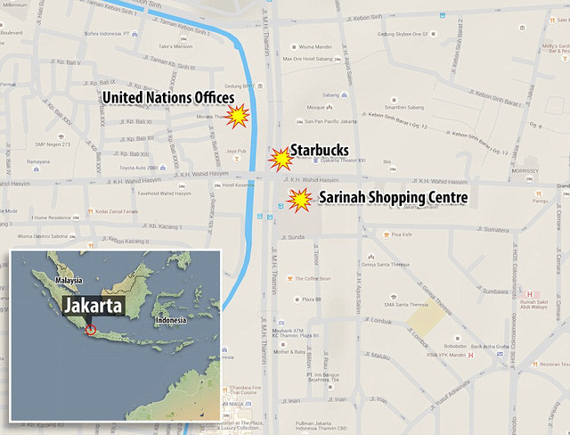 Tiêu diệt và bắt giữ 9 nghi phạm đánh bom rúng động Jakarta ảnh 1