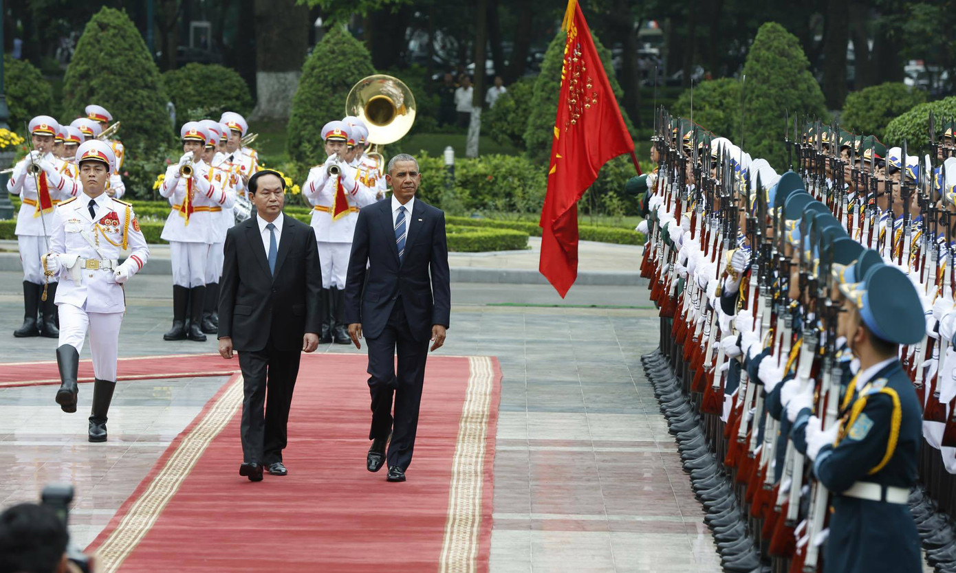 Ông Obama thưởng thức bún chả Hà Nội ảnh 54