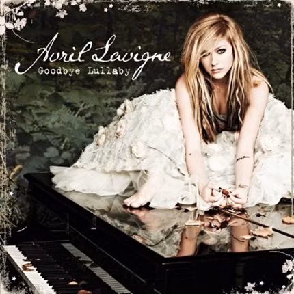 Bìa album "Goodbye Lullaby". Bìa album