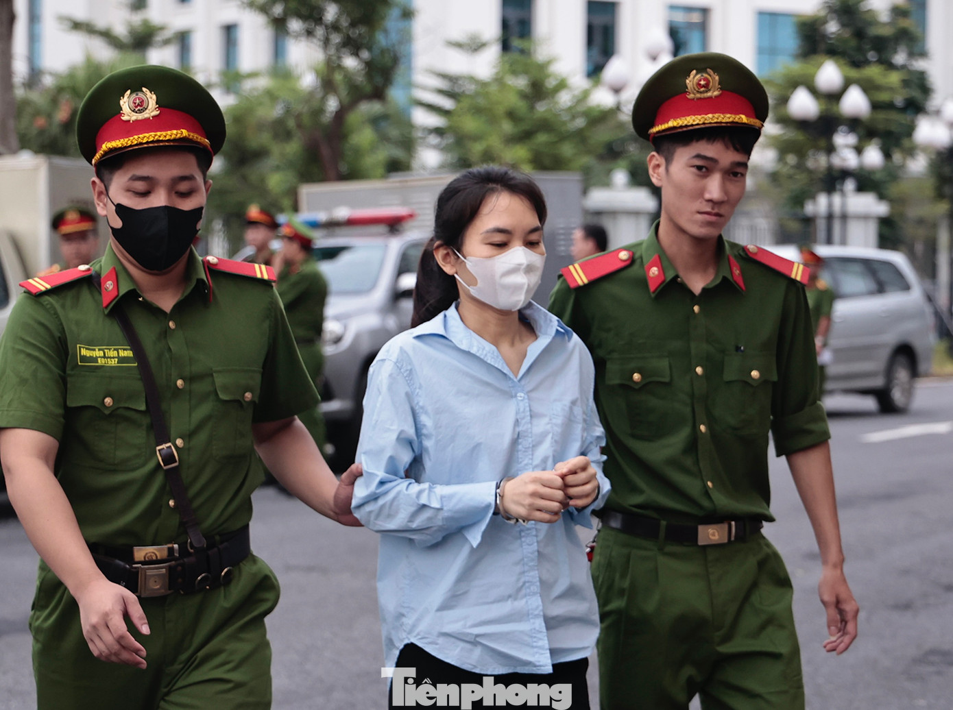 Một bị cáo trong vụ án.