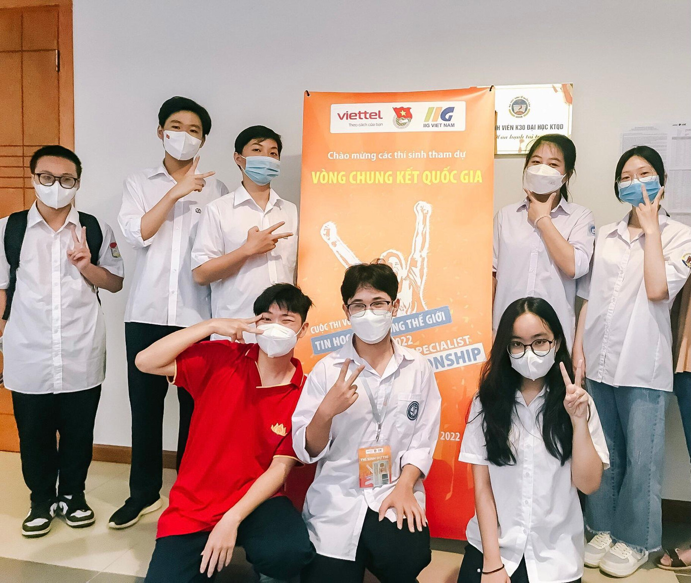 Các thí sinh tham gia tranh tài tại Vòng chung kết quốc gia cuộc thi Vô địch Tin học Văn phòng thế giới 2022