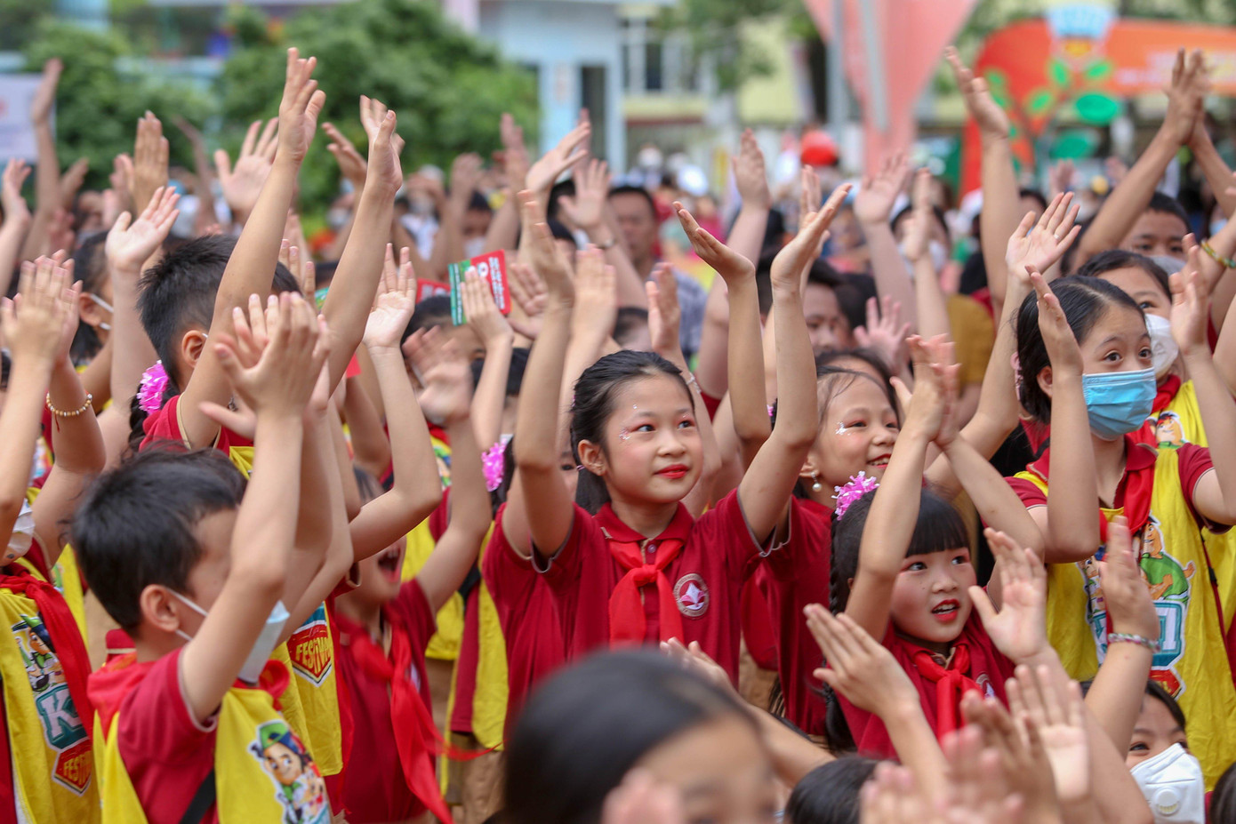 Chương trình thu hút hàng ngàn em thiếu nhi tham gia