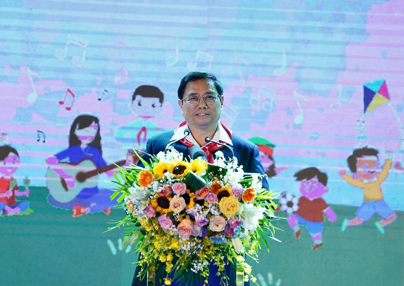 Ủy viên Bộ Chính trị, Thủ tướng Chính phủ Phạm Minh Chính phát biểu tại buổi lễ. Ảnh: Như Ý Ủy viên Bộ Chính trị, Thủ tướng Chính phủ Phạm Minh Chính phát biểu tại buổi lễ. Ảnh: Như Ý