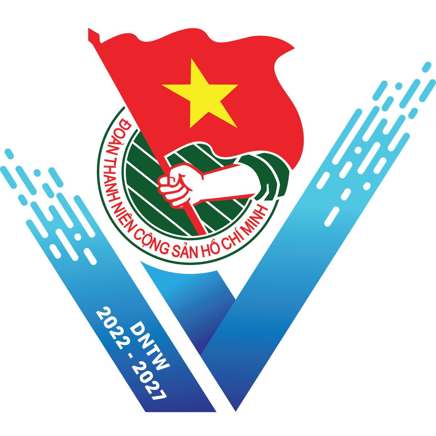 Logo (biểu trưng) chính thức Đại hội đại biểu Đoàn Thanh niên Cộng sản Hồ Chí Minh Khối Doanh nghiệp T.Ư lần thứ IV, nhiệm kỳ 2022 - 2027.