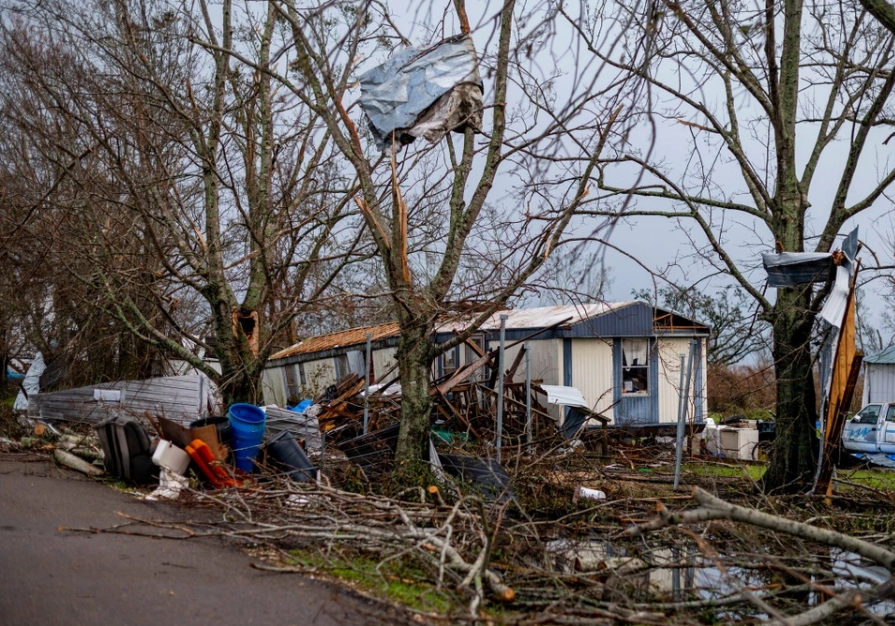 Bão Ida gây thiệt hại lớn ở quận Lafourche, bang Louisiana. Ảnh: New York Times.