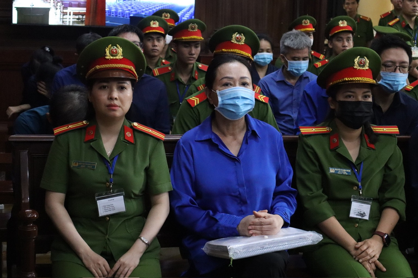 Bà Trương Mỹ Lan trong một phiên tòa trước đây. Ảnh: Tân Châu. Bà Trương Mỹ Lan trong một phiên tòa trước đây. Ảnh: Tân Châu.