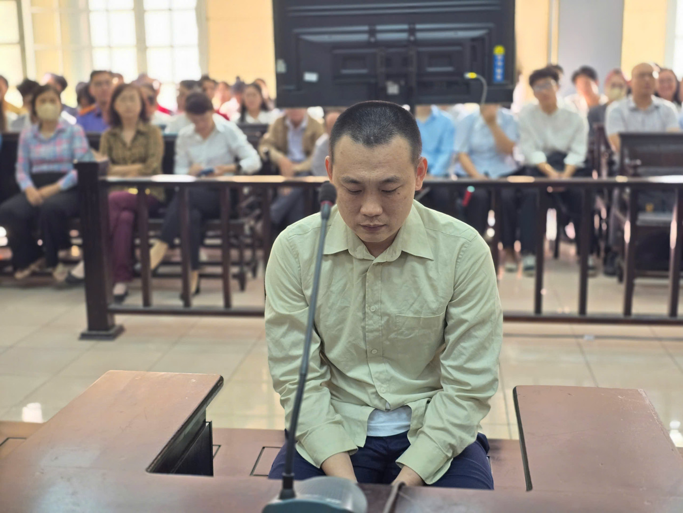 Bị cáo Quách Minh Nhựt tại phiên tòa. Bị cáo Quách Minh Nhựt tại phiên tòa.