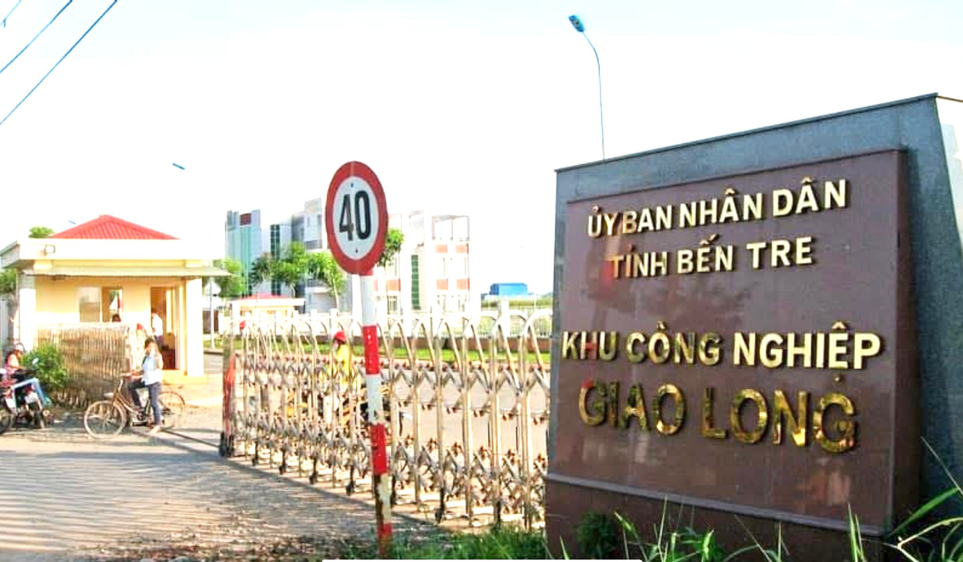 Khu công nghiệp Giao Long nơi phát hiện dịch thuỷ đậu lây lan trong công nhân công ty may (Ảnh minh hoạ).
