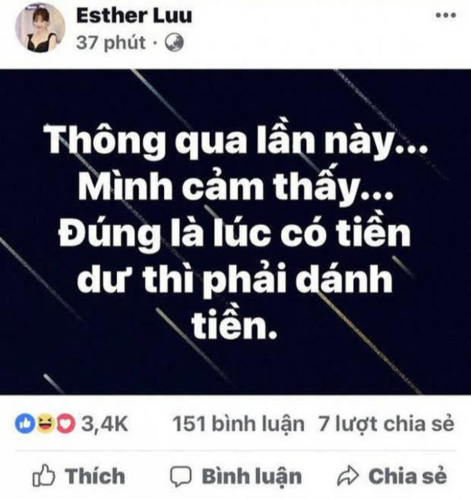 Có lẽ do đăng vội nên Hari Won không kiểm tra lại lỗi gõ chữ. Từ "dành" thì nữ nghệ sĩ gõ thành "dánh". Có lẽ do đăng vội nên Hari Won không kiểm tra lại lỗi gõ chữ. Từ "dành" thì nữ nghệ sĩ gõ thành "dánh".