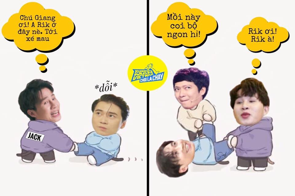 Hình ảnh meme được fan làm cho chương trình siêu đáng yêu.