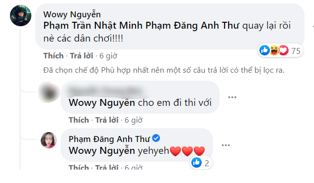 HLV Wowy nhanh chóng thông báo với bạn bè về thông tin comeback của sự kiện. HLV Wowy nhanh chóng thông báo với bạn bè về thông tin comeback của sự kiện.