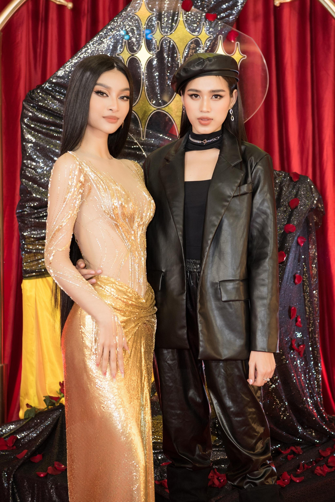 Đông đảo dàn Hoa hậu, Á hậu và các nghệ sĩ đã cùng có mặt để chúc mừng Kiều Loan ra mắt sản phẩm mới. Hoa hậu Đỗ Thị Hà tranh thủ tới chúc mừng đàn chị trước khi bay sang Puerto Rico để tham dự Miss World 2021.