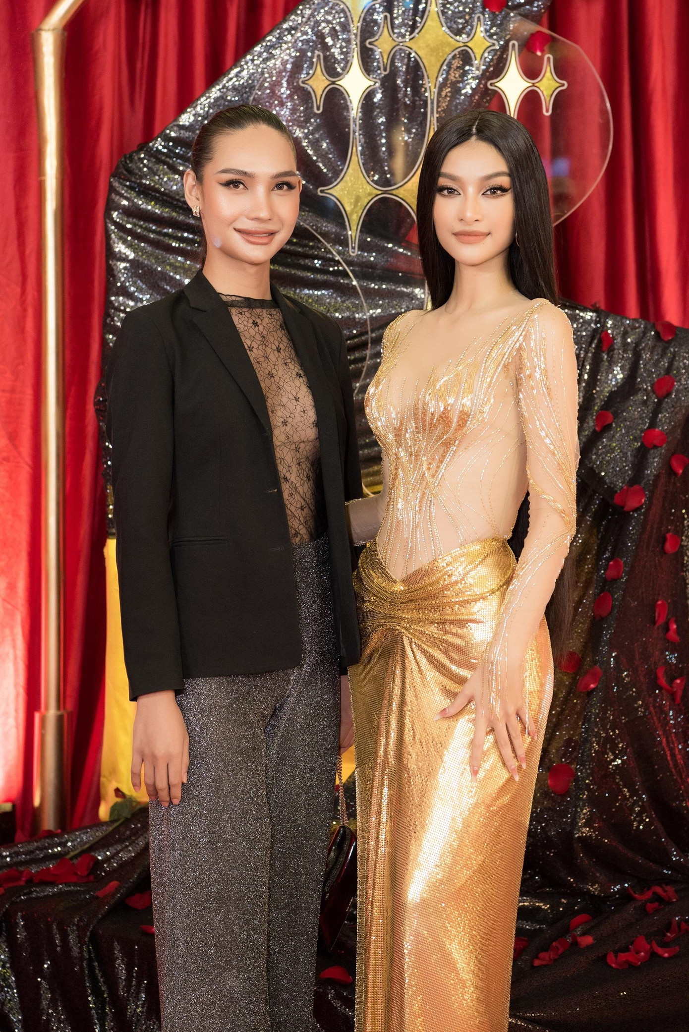 Học trò của Kiều Loan trong chương trình "Đại sứ hoàn mỹ" 2020 cũng tới chúc mừng cô.