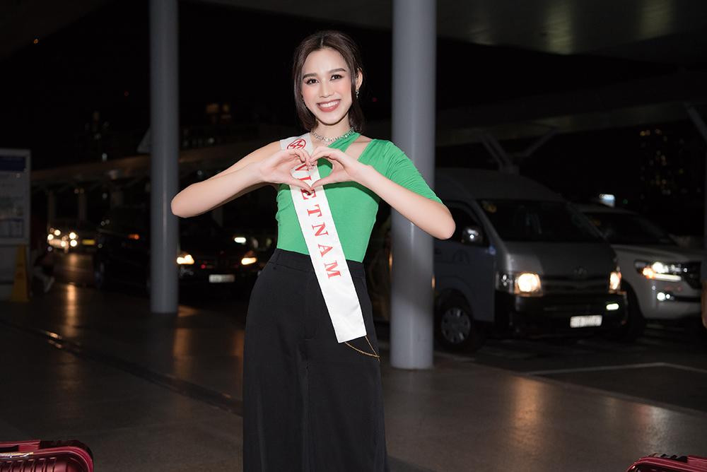 Đỗ Thị Hà lên đường dự chung kết Miss World 2021 tối 11/3.