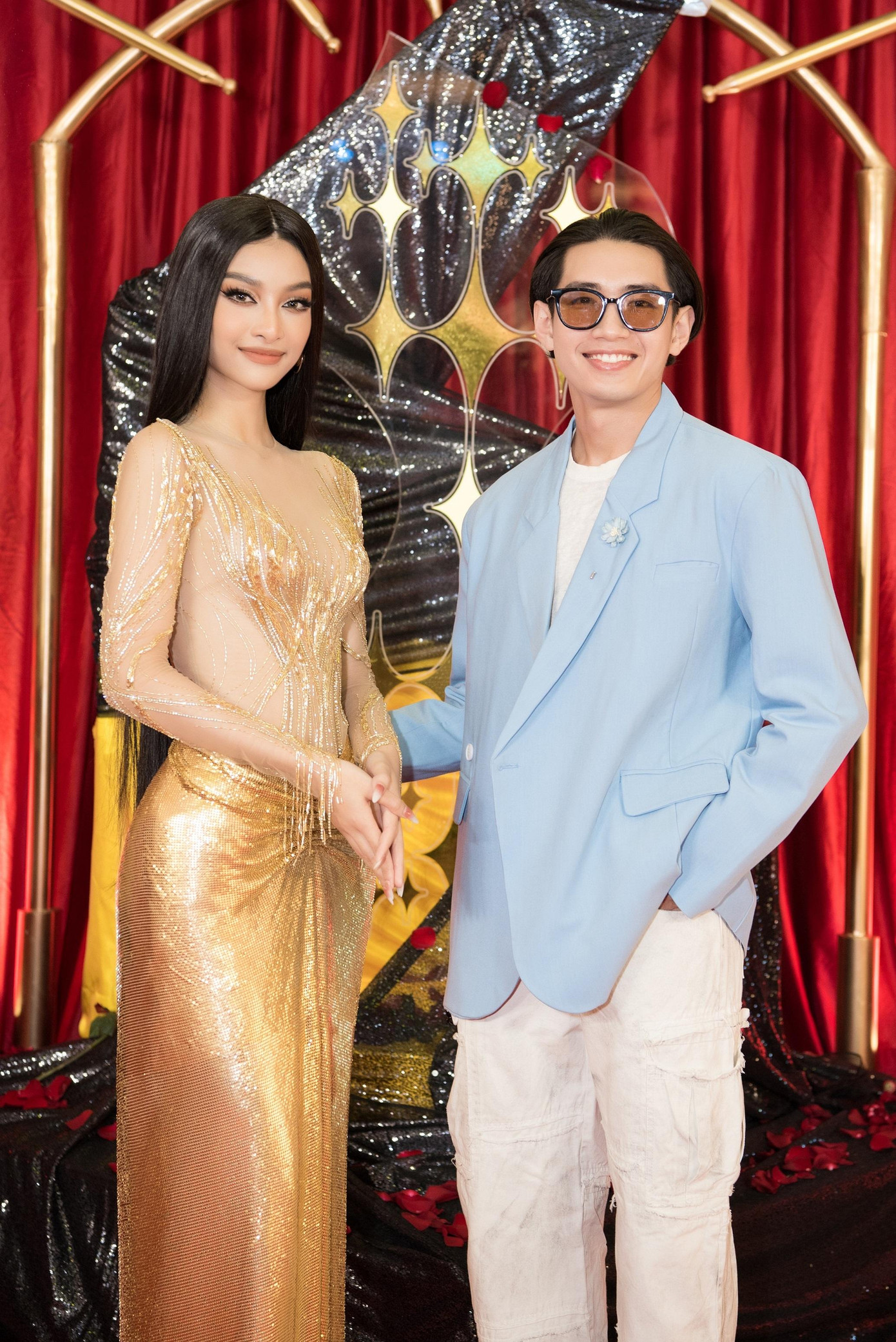 Kiều Loan và biên đạo Quang Đăng.