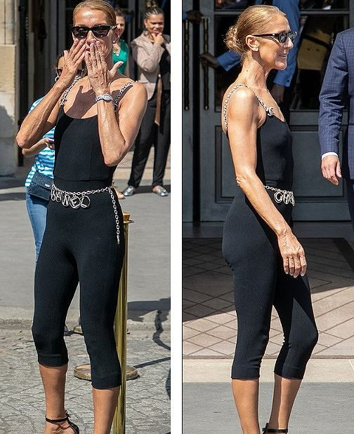 Celine Dion tiếp tục gây sốc với trang phục như áo tắm 1 mảnh ra đường ảnh 5