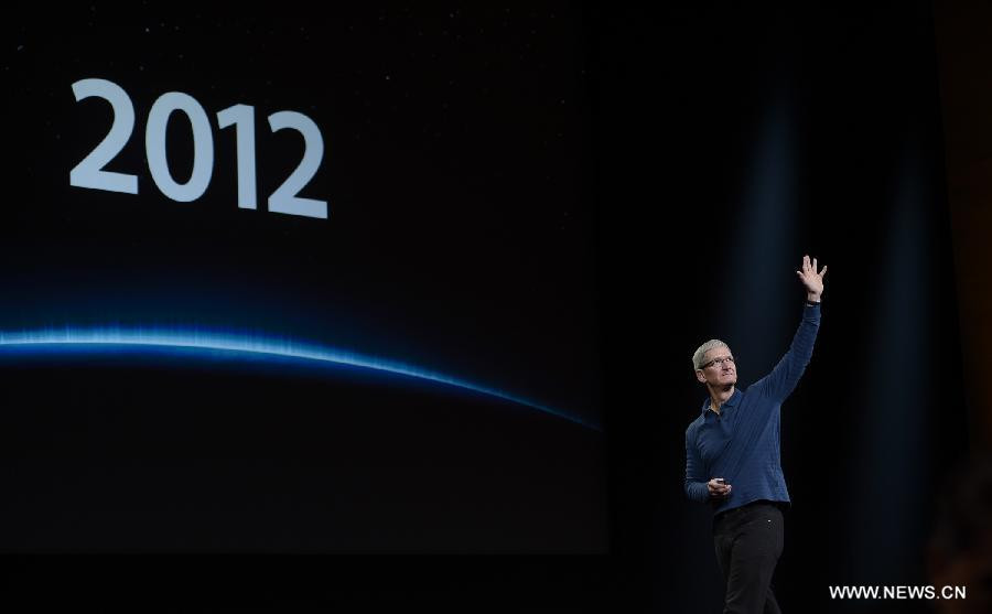 Giám đốc điều hành Apple, ông Tim Cook khai mạc chương trình