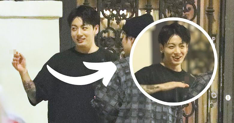 Jungkook bị bắt gặp hút thuốc lá ở Los Angeles. Ảnh: Backgrid.