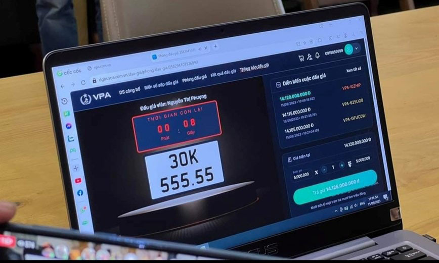 Anh Minh muốn bán biển ngũ quý 5 Hà Nội với giá 20 tỷ, nếu không được giá thì sẵn sàng giữ lại dùng. Anh Minh muốn bán biển ngũ quý 5 Hà Nội với giá 20 tỷ, nếu không được giá thì sẵn sàng giữ lại dùng.