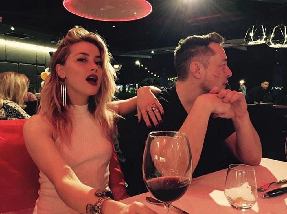 Elon Musk và Amber Heard yêu nhau một năm. Ảnh: IG.