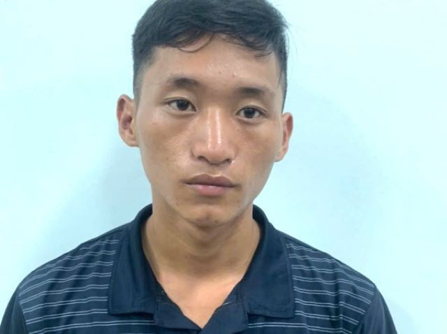 Đối tượng Cừ Mí Pó tại cơ quan công an