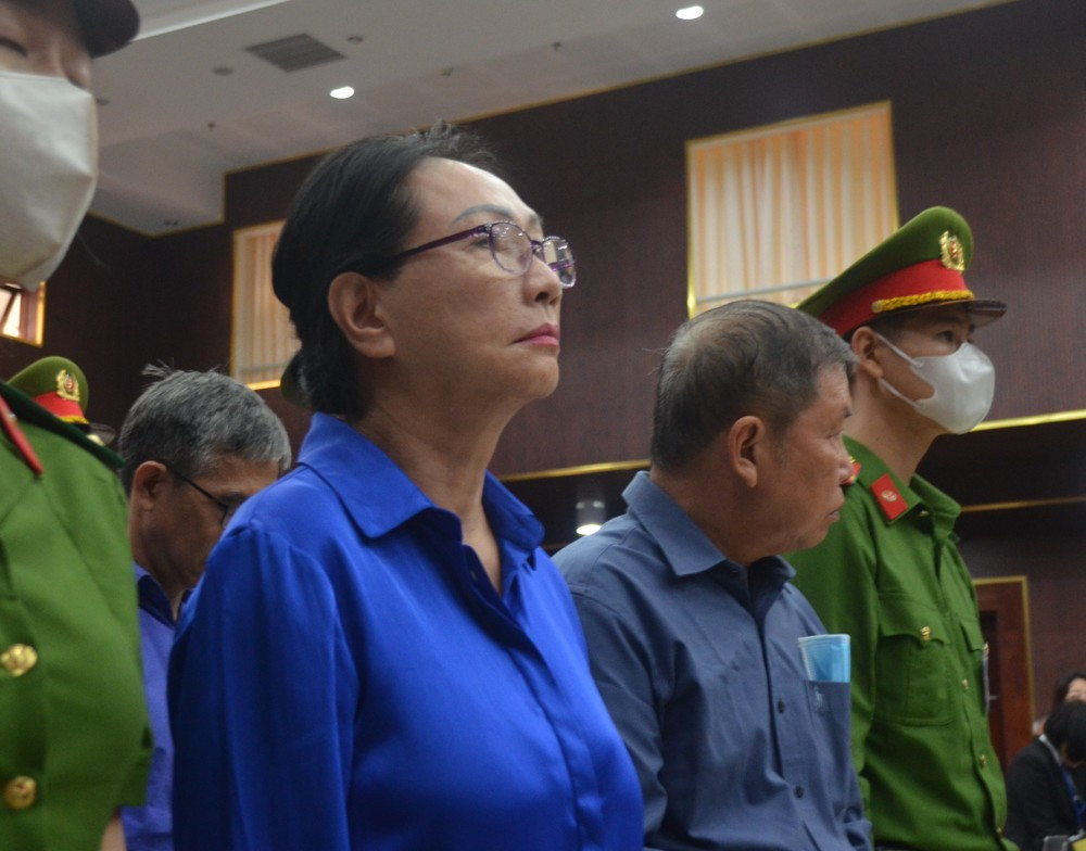 Bà Trương Mỹ Lan tại phiên tòa phúc thẩm. Ảnh: Tân Châu Bà Trương Mỹ Lan tại phiên tòa phúc thẩm. Ảnh: Tân Châu