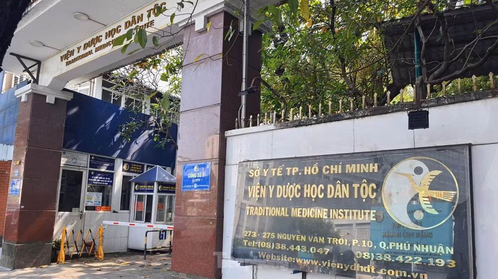 Viện Y Dược học dân tộc TPHCM, nơi ông Lộc làm việc. Ảnh: Hoàng Thuận.